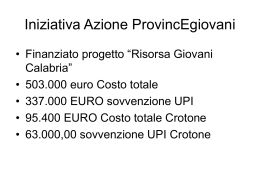 Iniziativa Azione ProvincEgiovani