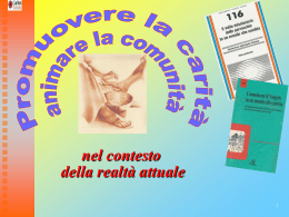 L`animazione Caritas