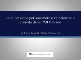 Presentazione di PowerPoint - Consorzio Credito e Finanza