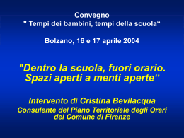 Convegno " Aria pulita “ Città e cittadini insieme per migliorare la