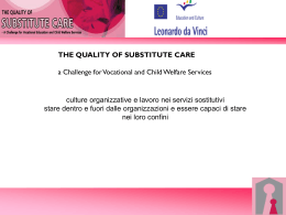 capire e lavorare nelle strutture