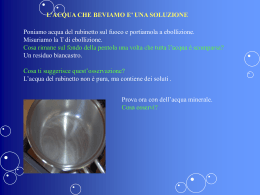 L`ACQUA - Home - Istituto San Giuseppe Lugo