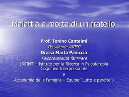 La morte di un fratello