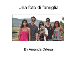 Una foto di famiglia