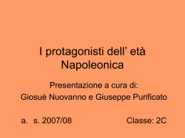 I protagonisti dell`età napoleonica 2