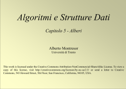 1 © Alberto Montresor Algoritmi e Strutture Dati Capitolo 5