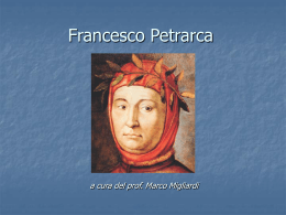 Francesco Petrarca - Polo della ValBoite