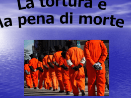 La Tortura e la Pena di Morte