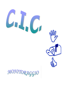 Monitoraggio CIC - Ufficio scolastico regionale per la Campania