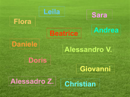 Vorrei in una met&agrave; del giardino un campetto per giocare a calcetto e