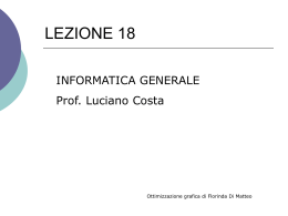 lezione 18 - Luciano Costa