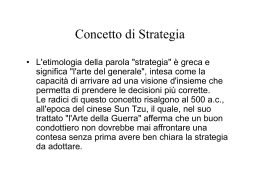 Lezione 23 Strategia e Organizzazione