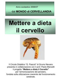 alimentiamo il cervello - circolodidatticogrumonevano