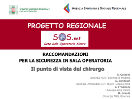 Il punto di vista del chirurgo