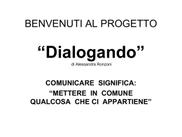 Slide DIALOGANDO - Siti web cooperativi per le scuole