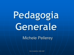 Capitolo 1 - Michele Pellerey sdb