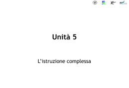 L`istruzione complessa