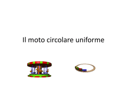 Il moto circolare uniforme