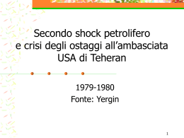 Secondo shock petrolifero