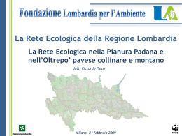 Rete Ecologica della Regione Lombardia