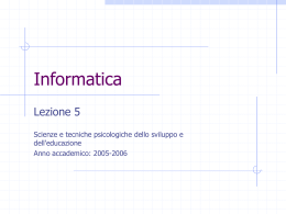 lez5 - Dipartimento di Informatica