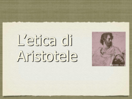 L`etica di Aristotele