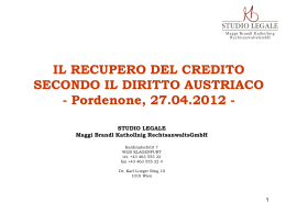 Slides convegno 27.4.2012 Il recupero del credito secondo il diritto