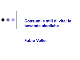 Il consumo alcol