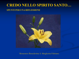 Credo nello Spirito Santo