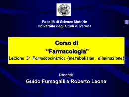Lezione Farmacocinetica 2 (vnd.ms-powerpoint, it, 1677 KB, 1/19/10)