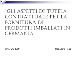 le novita` della normativa tedesca sullo smaltimento dei rifiuti da