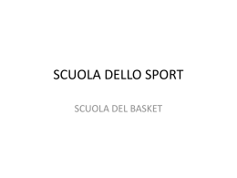 scuola dello sport - Associazione Sportiva Dilettantistica Polisportiva