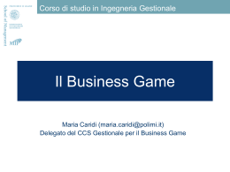 modello presentazione orientamento polimi