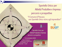 Suap Pescara - Lanfranco Chiavaroli