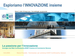 INNOVAZIONE - DIxET Genova