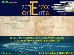 L`INFN oggi