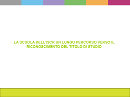Scuola ISCR oggi - Rotary Club Mantova