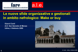 LA FUNZIONE ACQUISTI NELLE AZIENDE SANITARIE OGGI