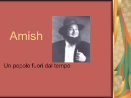 Amish - Giornale Online Liceo G.Brotzu