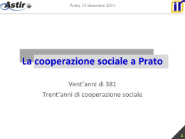 i soci accumulano con lungimiranza risorse per anni