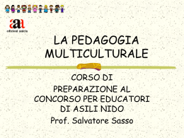 La Pedagogia multiculturale