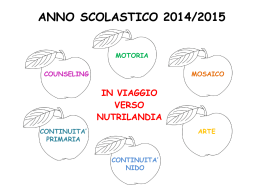 Progetto didattico 2014-2015