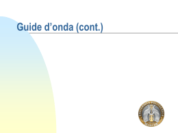 Guide d`onda (continuo)