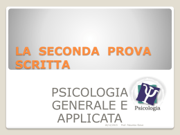 Seconda prova