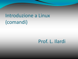 Introduzione a Linux(Comandi)