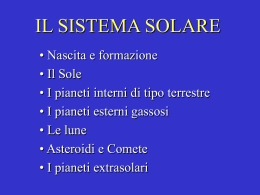 IL SISTEMA SOLARE - Polo della ValBoite