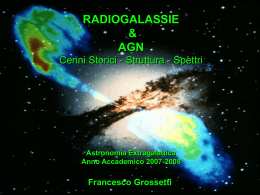 Radiogalassie & AGN