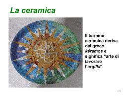 la ceramica - Mazzini