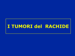 Tumori del rachide - lerat