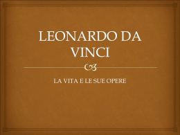 LEONARDO DA VINCI - IIS Leonardo Da Vinci &ndash; Chiavenna